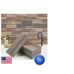 V-Mozza 100-Piece Faux Stone Peel And Stick Backsplash Tile Waterproof Thick