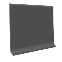 Pinnacle Charcoal 2.5 In. X 120 Ft. X 0.125 In. Rubber Wall Toeless Base