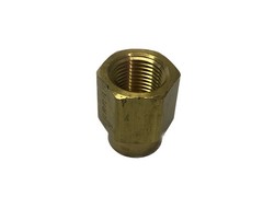 (5) New Parker 1/2” FNPT x 3/8” FNPT Brass Reducer Pipe Couplings, 1/2×3/8-GG-B