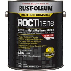RUST-OLEUM 9825419 Urethane Mastic Coating, Safety Blue, 1 Gallon