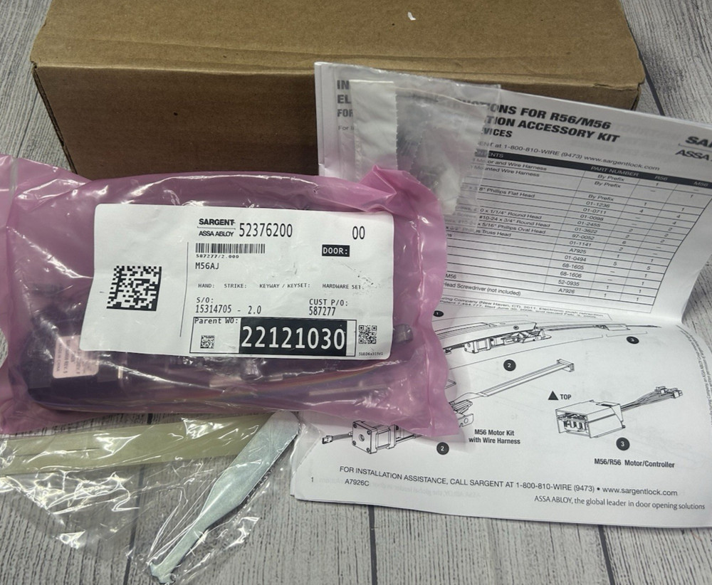 SARGENT M56AJ 52376200 Electric Latch Retraction Motor Kit 80 Series New
