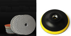 Granite Quartz Countertop Fabrication Tools Curved Blade Diamond Polishing Pads