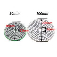 3 Or 4 Inch Diamond Polishing Pads Wet / Dry Granite Stone Glass Concrete Marble