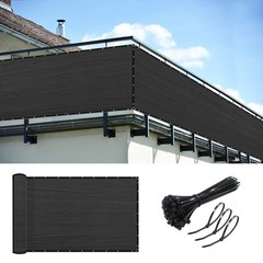 KANAGAWA 3ft x 10ft Privacy Screen Fence, 90% Blockage Heavy Duty 175 GSM Fen…