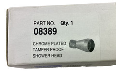 Lot of 12 Mark’s 08389 Chrome Plated Tamper Resistant Shower Heads Commercial
