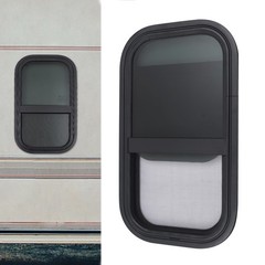RV Window 12×22 Vertical Sliding with Screen for Camper Trailer