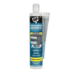 DAP Anchoring Adhesive, Gray, 10.1 Oz (7079828100)