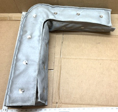 High Temp. Removable Insulation Blanket Jacket, 43″ L Shape Ind. Cover 7 Locks