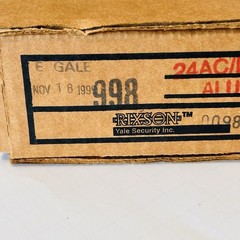 Rixson Yale Security 998 Electromagnetic Door Holder/Release Assembly 24AC/DC V