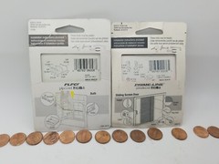 Prime-Line Nylon Shower Door Bottom Guide (2-Count) M 6058 & Screen Door Strike