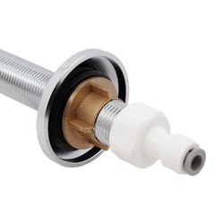 Glass Filler Faucet for Cafes, Adjustable Faucet, Push Back Water Station Faucet