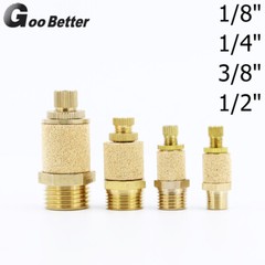 1/8″1/4″3/8″ 1/2″ Thread Copper Muffler Exhaust Vent Pneumatic Filter Tower