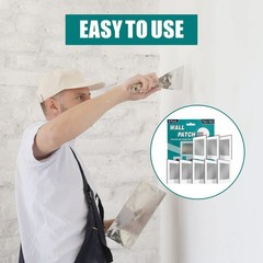 8Pcs 4 Inch Drywall Repair Patch Aluminum Fiberglass Self Adhesive Wall Hole