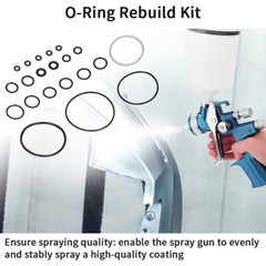 10 Set Complete Oring Seal Rebuild Kit 246355 for Graco Fusion AP Spray O-Rings