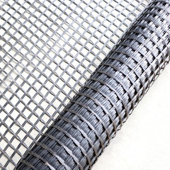 4x98FT Fiberglass Geogrid Roll 50KN Retaining Wall Soil Reinforcement Mesh Black