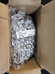 (QTY 1000) Gemco Insulation Dome Cap Washer Aluminum W/ Stainless Steel Insert