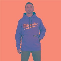 Milwaukee Electric Tools 352R-2X Midweight Pullover Hoodie – Logo Red 2x