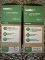NEW Square D by Schneider Electric 80kA Surge Protection #HEPD80 LOT OF (2) Two￼