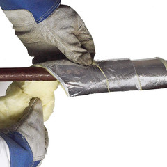 Frost King Foil Backed Fiberglass Pipe Wrap, 3″X1″X25′