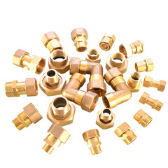 Brass Pipe Fittings BSP Male/Female Threaded Water Meter Pump Union Adapters