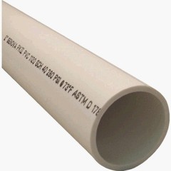 Genova Products 700212 PVC DWV Pipe, Schedule 40, 2-In. x 2-Ft. – Quantity 5