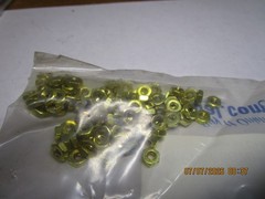 #4-40 Brass Machine Screw Hex Nut QTY 100