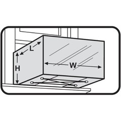 M-D Building Products 87619 20″x28″x30″ Window Unit Air Conditioner Cover, Gray