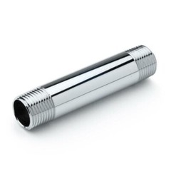 Everbilt 1/2 in. x 3 in. MIP Chrome Plated Pipe Nipple Fitting LFACP-839