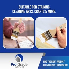 Pro Grade – Chip Paint Brushes – 24 Ea 2 Inch Chip Paint Brush Light Brown