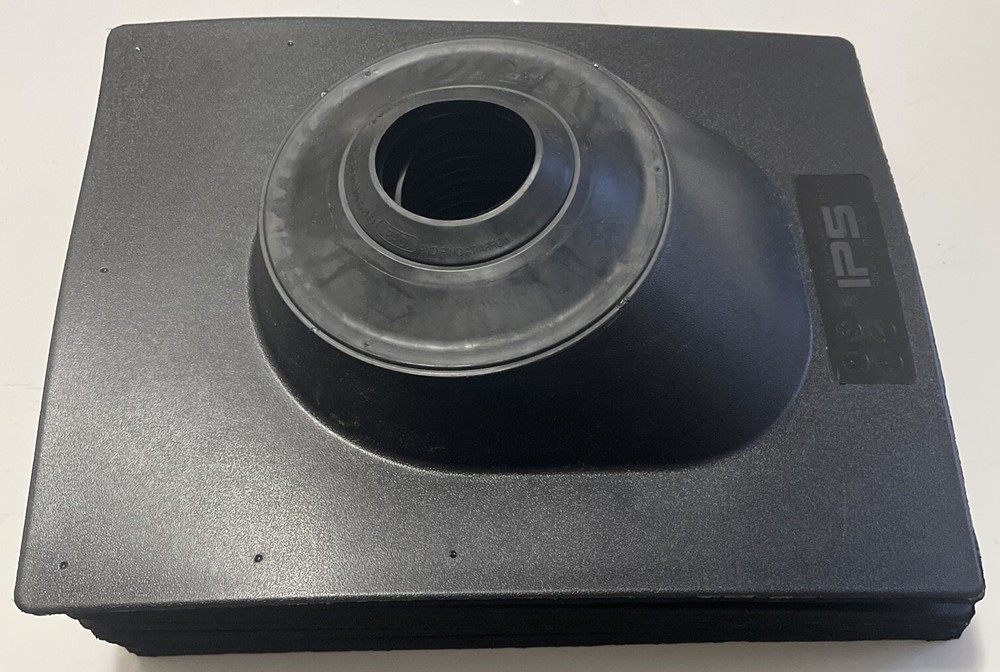 12 Pack IPS 3 Or 4” Roof Pipe Hardbase Flashing Black Plastic Base 89320 CMIHB34