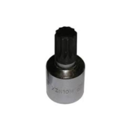 Vim Tools HM-10MM 10 Mm Hex Bit, Chrome 1/2 Inch Square Drive Bit Holder