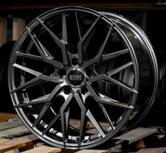 High Gloss Metallic MIDNIGHT ANTHRACITE powder coating, 1Lb/450g