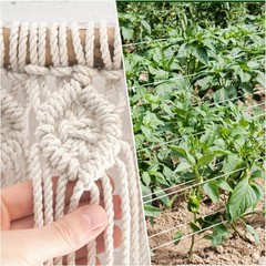 Nylon Rope 100FT X 1/4 Inch (6Mm), Durable Nylon Cord for Outdoor and Indoor Cra