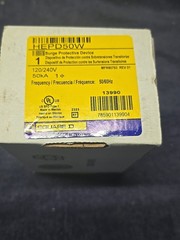 SQUARE D Electrical Service Surge Protector HEPD50W Full Home 100kA 120/240