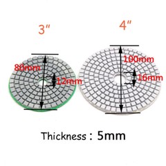Diamond Polishing Pad 3″ / 4″ Buffing Pads Grinding Disc Granite Stone Marble