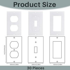 Outlet Insulation and Draft Sealers Foam Insulation Pads Electrical Outlet Light