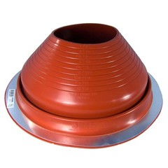 Dektite Round Base Metal Roofing Pipe Flashing Boot 8 Reddf208Re High Temp