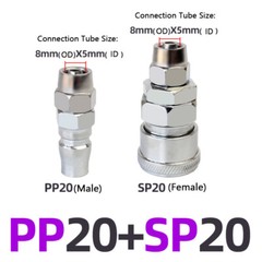 Pneumatic C Type Self-Locking Connector Quick Release Fitting Line Fitting Hose