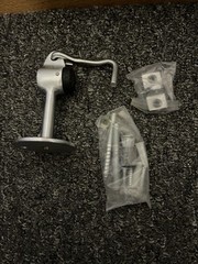 473 Commercial Grade Floor Stop with Hook and Holder- 626 Finish