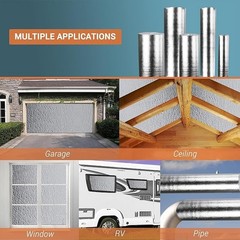 5MM-60″x40″-Foil Faced Reflective Foam Insulation Solid Vapor Barrier Warehouse