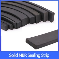 Solid Nitrile Rubber NBR Sealing Strip Square Bar Gasket Elastic Oil-resistance