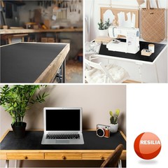 RESILIA Work Bench Mat – 15” X 36” X 0.06″ Scratch-Resistant 15″ x 36″, Black
