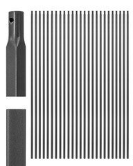 Staircase Balusters 31 Pack,44 Inch Durable Carbon Steel Stair Balusters,0.5 Inc