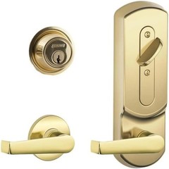 Schlage CS210-B500PD, Satin Brass Lock