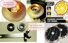 3/8″ Demi Bullnose 5″ Grinding cup cutting blade for travertine concrete grinder