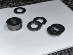 1,000 QTY! BULK LOT- FLAT WASHER STEEL ZINC PLATED 3/8″ ID X 3/4″ OD 1/16″ THICK