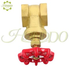 1-1/2 Inch Brass Gate Valve DN40, NPT Brass Female Threaded Rotary Globe Valve