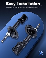 2x Rear Shock Absorbers for Toyota Avalon 2006-2012 Camry 2007-2011 339043