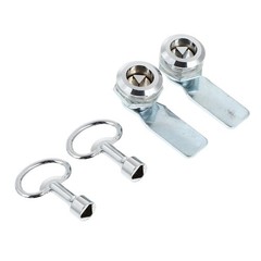 6 Sets Triangle Lock For Electric Cabinet Security Distribution Cabinet Latch