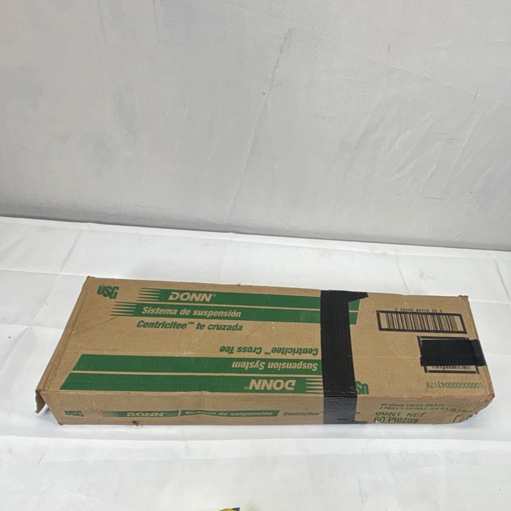 USG DONN DXT 222 Ceiling Grid Cross Tee White 2ft x 1.5in 60 Pack